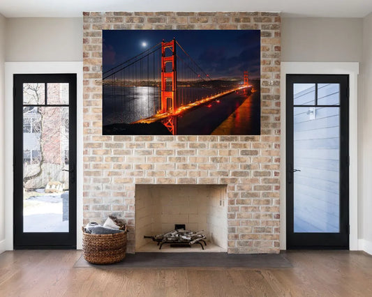 Golden Gate Bridge At Night
