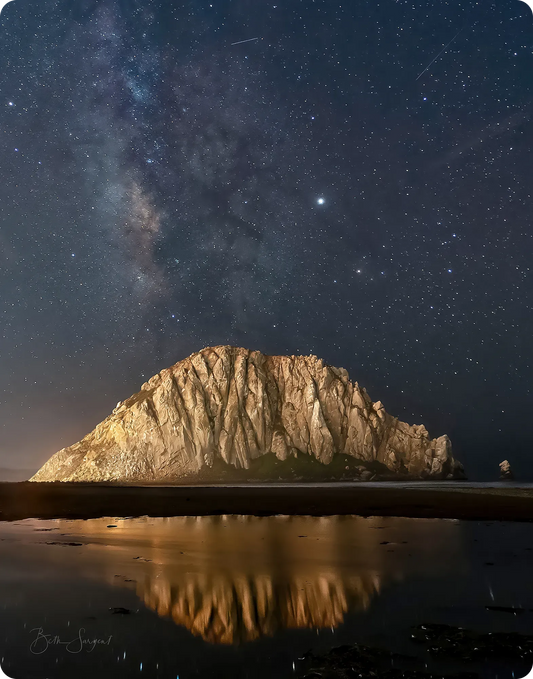 Milky Way Over The Rock