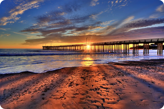 Sunrays Through The Pier